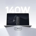 Powerbank Baseus EnerFill FC41 25000mAh 145W z wyświetlaczem cyfrowym i wbudowanym podwójnym kablem USB-C - czarny