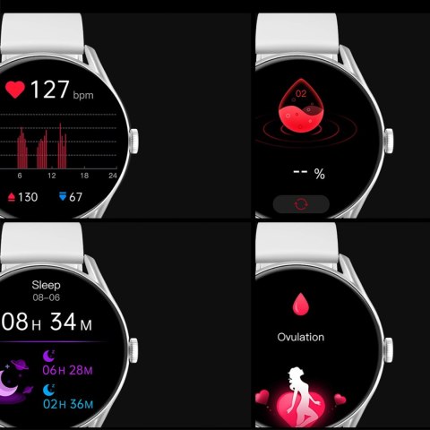 Smartwatch QCY Watch GT AMOLED IPX8 280mAh - czarny