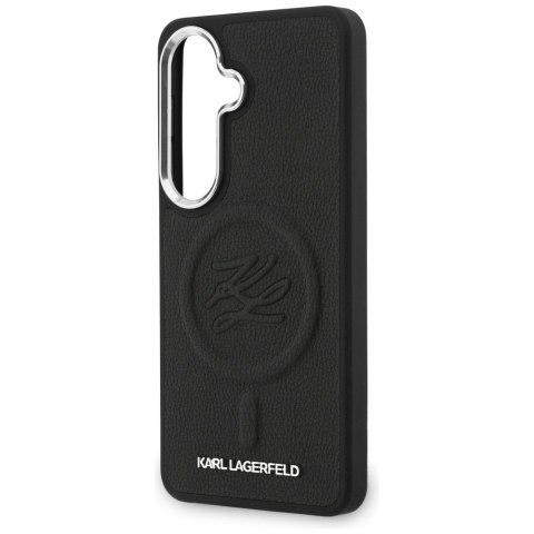 Karl Lagerfeld nakładka Embossed Ring Initials MagSafe do Samsung Galaxy S26 Plus czarna