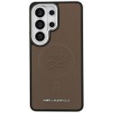 Karl Lagerfeld nakładka Embossed Ring Initials MagSafe do Samsung Galaxy S26 Ultra brązowa