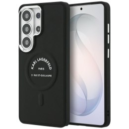 Karl Lagerfeld nakładka Embossed Ring RSG Logo MagSafe do Samsung Galaxy S26 Ultra czarna