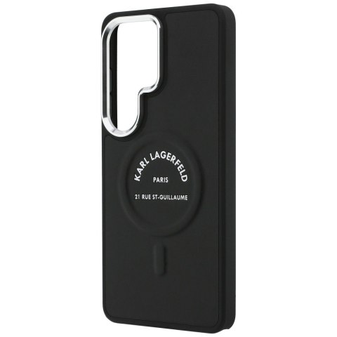 Karl Lagerfeld nakładka Embossed Ring RSG Logo MagSafe do Samsung Galaxy S26 Ultra czarna