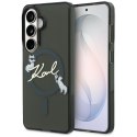 Karl Lagerfeld nakładka IML KC Script MagSafe do Samsung Galaxy S26 Plus czarna