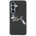 Karl Lagerfeld nakładka IML KC Script MagSafe do Samsung Galaxy S26 Plus czarna