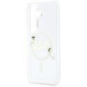Karl Lagerfeld nakładka IML KC Script MagSafe do Samsung Galaxy S26 Plus przezroczysta