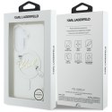 Karl Lagerfeld nakładka IML KC Script MagSafe do Samsung Galaxy S26 Plus przezroczysta