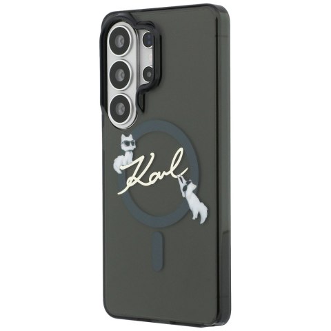 Karl Lagerfeld nakładka IML KC Script MagSafe do Samsung Galaxy S26 Ultra czarna