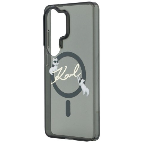 Karl Lagerfeld nakładka IML KC Script MagSafe do Samsung Galaxy S26 Ultra czarna