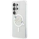 Karl Lagerfeld nakładka IML KC Script MagSafe do Samsung Galaxy S26 Ultra przezroczysta