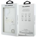 Karl Lagerfeld nakładka IML KC Script MagSafe do Samsung Galaxy S26 Ultra przezroczysta
