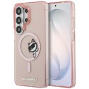 Karl Lagerfeld nakładka IML Peekaboo Choupette MagSafe do Samsung Galaxy S26 Ultra różowa