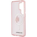 Karl Lagerfeld nakładka IML Peekaboo Choupette MagSafe do Samsung Galaxy S26 Ultra różowa