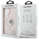 Karl Lagerfeld nakładka IML Peekaboo Choupette MagSafe do Samsung Galaxy S26 Ultra różowa