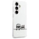 Karl Lagerfeld nakładka IML Peekaboo Karl&Choupette MagSafe do Samsung Galaxy S26 Plus przezroczysta