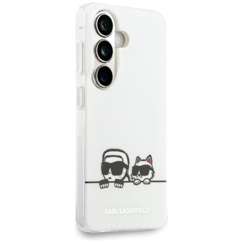 Karl Lagerfeld nakładka IML Peekaboo Karl&Choupette MagSafe do Samsung Galaxy S26 przezroczysta