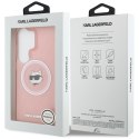 Karl Lagerfeld nakładka IML Repeated Choupette MagSafe do Samsung Galaxy S26 Ultra różowa