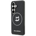 Karl Lagerfeld nakładka IML Repeated Choupette MagSafe do Samsung Galaxy S26 czarna