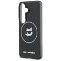 Karl Lagerfeld nakładka IML Repeated Choupette MagSafe do Samsung Galaxy S26 czarna