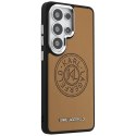 Karl Lagerfeld nakładka Perforated KL MagSafe do Samsung Galaxy S26 Ultra brązowa