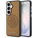 Karl Lagerfeld nakładka Perforated KL MagSafe do Samsung Galaxy S26 brązowa