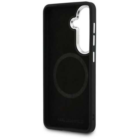 Karl Lagerfeld nakładka Perforated KL MagSafe do Samsung Galaxy S26 brązowa
