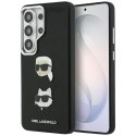 Karl Lagerfeld nakładka Saffiano Double Heads Metal do Samsung Galaxy S26 Ultra czarna