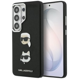 Karl Lagerfeld nakładka Saffiano Double Heads Metal do Samsung Galaxy S26 Ultra czarna