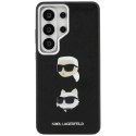 Karl Lagerfeld nakładka Saffiano Double Heads Metal do Samsung Galaxy S26 Ultra czarna