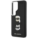 Karl Lagerfeld nakładka Saffiano Double Heads Metal do Samsung Galaxy S26 Ultra czarna