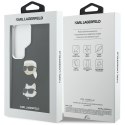 Karl Lagerfeld nakładka Saffiano Double Heads Metal do Samsung Galaxy S26 Ultra czarna