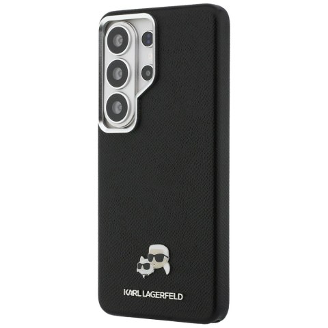 Karl Lagerfeld nakładka Saffiano KC Metal Logo MagSafe do Samsung Galaxy S26 Ultra czarna