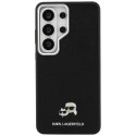 Karl Lagerfeld nakładka Saffiano KC Metal Logo MagSafe do Samsung Galaxy S26 Ultra czarna