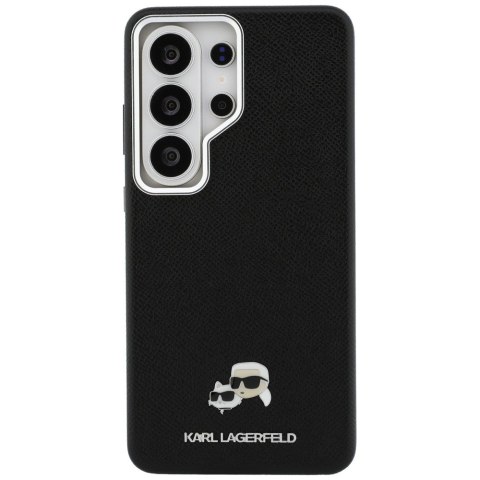 Karl Lagerfeld nakładka Saffiano KC Metal Logo MagSafe do Samsung Galaxy S26 Ultra czarna