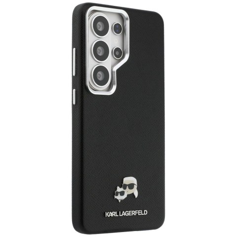 Karl Lagerfeld nakładka Saffiano KC Metal Logo MagSafe do Samsung Galaxy S26 Ultra czarna