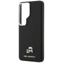 Karl Lagerfeld nakładka Saffiano KC Metal Logo MagSafe do Samsung Galaxy S26 Ultra czarna