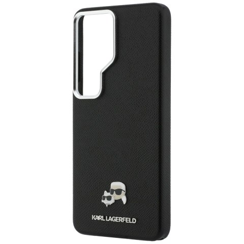 Karl Lagerfeld nakładka Saffiano KC Metal Logo MagSafe do Samsung Galaxy S26 Ultra czarna