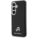 Karl Lagerfeld nakładka Saffiano KC Metal Logo MagSafe do Samsung Galaxy S26 czarna