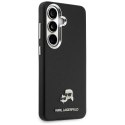 Karl Lagerfeld nakładka Saffiano KC Metal Logo MagSafe do Samsung Galaxy S26 czarna