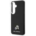 Karl Lagerfeld nakładka Saffiano KC Metal Logo MagSafe do Samsung Galaxy S26 czarna