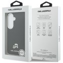 Karl Lagerfeld nakładka Saffiano KC Metal Logo MagSafe do Samsung Galaxy S26 czarna