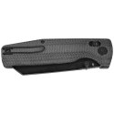 Nóż składany Bestech Slasher Black Micarta, Black Stonewashed D2 (BG56A-2)