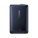 Powerbank Baseus Nomos 10000mAh 30W Qi2 z podstawką kompatybilny z MagSafe z wbudowanym kablem USB-C - czarny