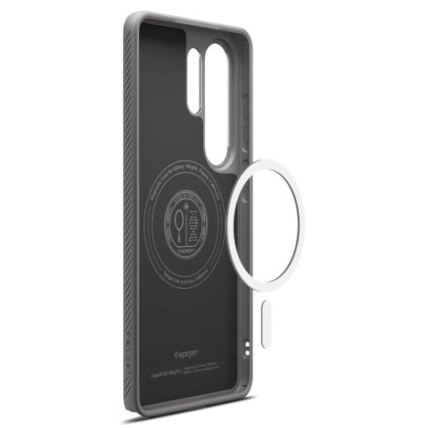 Spigen nakładka Liquid Air Mag Magsafe do Samsung Galaxy S26 Ultra marmurowa szara