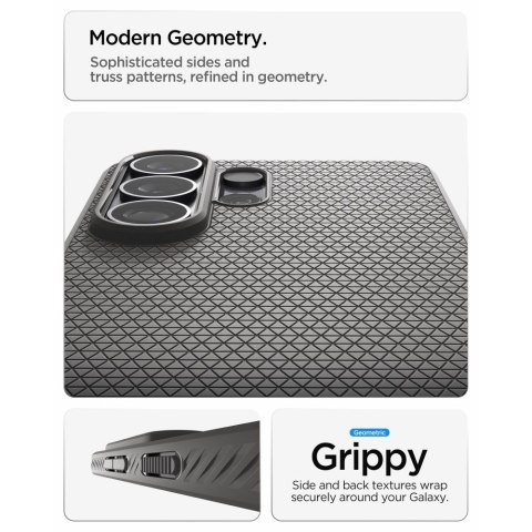 Spigen nakładka Liquid Air Mag Magsafe do Samsung Galaxy S26 Ultra marmurowa szara