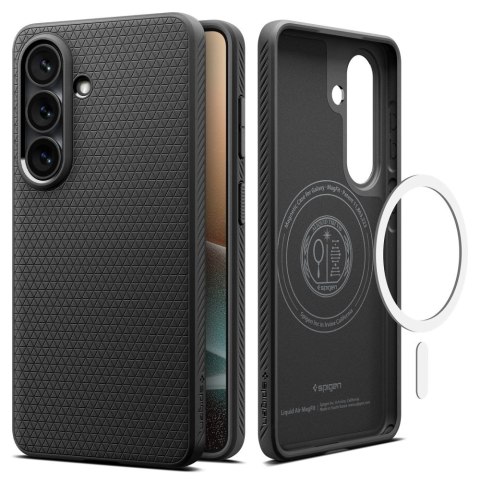 Spigen nakładka Liquid Air Mag Magsafe do Samsung Galaxy S26 matowa czarna