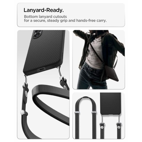 Spigen nakładka Liquid Air Mag Magsafe do Samsung Galaxy S26 matowa czarna