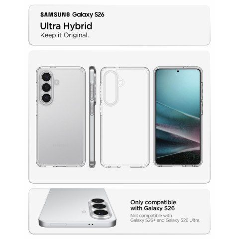Spigen nakładka Ultra Hybrid do Samsung Galaxy S26 przezroczysta