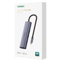 Hub UGREEN Revodok CM512 USB-C HDMI RJ45 SD 6w1