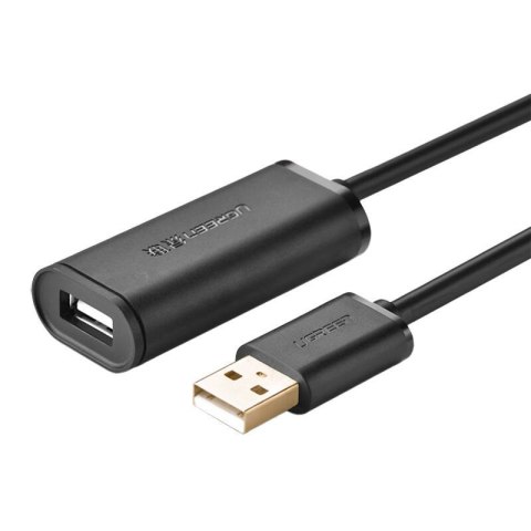 Kabel UGREEN US121 USB-A-USB-A 5m aktywny (czarny)