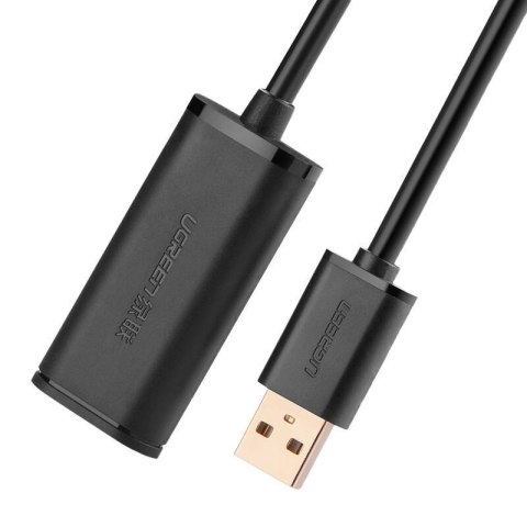 Kabel UGREEN US121 USB-A-USB-A 5m aktywny (czarny)